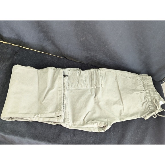 NWT PacSun Baggy Cargo Pant Joggers Drawstring Pull On Green Mens Medium - Picture 6 of 13
